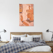 Afrika, Ägypten, Tal der Könige. Grabmauer Leinwanddruck (Insitu (Schlafzimmer))