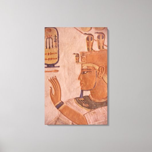 Afrika, Ägypten, Tal der Könige. Grabmauer Leinwanddruck (Vorderseite)