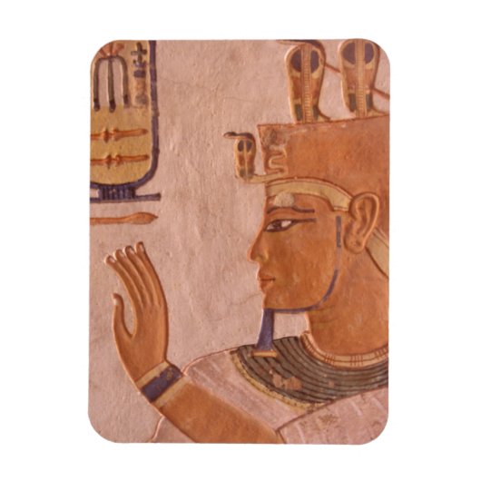 Afrika, Ägypten, Tal der Könige. Grabmauer Magnet (Vertikal)