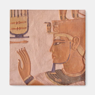 Afrika, Ägypten, Tal der Könige. Grabmauer Magnet