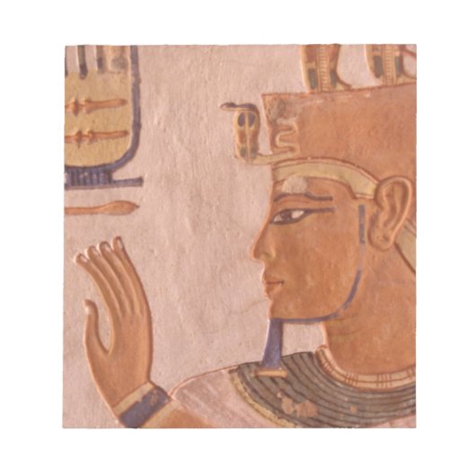 Afrika, Ägypten, Tal der Könige. Grabmauer Notizblock (Vorderseite)