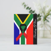 Afrika, Aids-Bewusstsein Postkarte (Stehend Vorderseite)