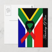 Afrika, Aids-Bewusstsein Postkarte (Vorne/Hinten)