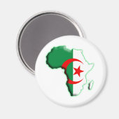 AFRIKA: ALGERIEN MAGNET (Vorderseite/Rückseite)
