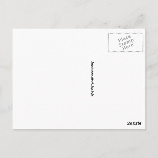 Afrika am Abend witziger Scherzwitz Postkarte (Rückseite)