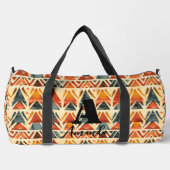 Afrika Amhara Äthiopien Geometrisches ethnisches M Duffle Bag (Vorderseite)