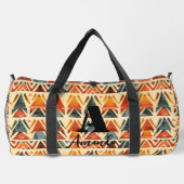 Afrika Amhara Äthiopien Geometrisches ethnisches M Duffle Bag (Rückseite)