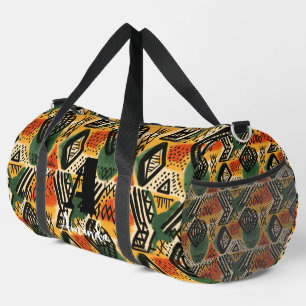 Afrika Amhara Äthiopien Geometrisches ethnisches M Duffle Bag