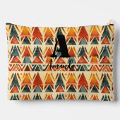 Afrika Amhara Äthiopien Geometrisches ethnisches M Zubehörtasche (Rückseite)