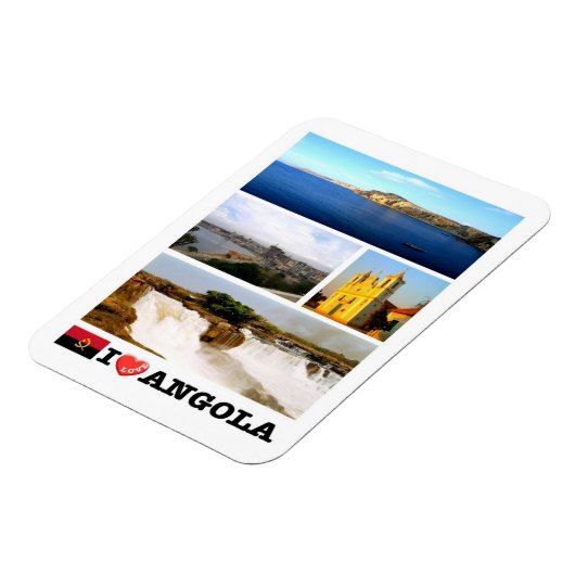 Afrika - Angola - Angola - I Liebe Magnet (Linke Seite)