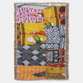 Afrika, Angola, Benguela. Farbige Blüten Decke (Vorderseite Vertikal)