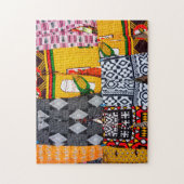 Afrika, Angola, Benguela. Farbige Blüten Puzzle (Vertikal)