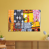 Afrika, Angola, Benguela. Farbige Pants Leinwanddruck (Insitu (Wohnzimmer))