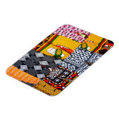 Afrika, Angola, Benguela. Farbige Pants Magnet (Linke Seite)