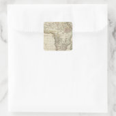 Afrika Antiqua Quadratischer Aufkleber (Tasche)