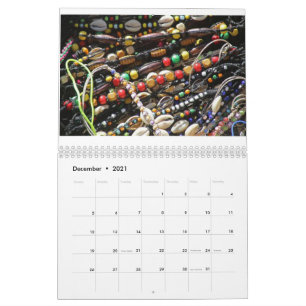 Afrika Art Colander mit schönen Bildern Kalender
