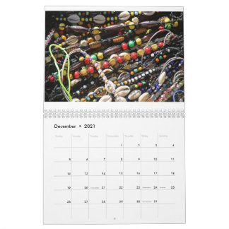 Afrika Art Colander mit schönen Bildern Kalender