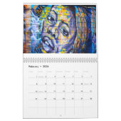 Afrika Art Colander mit schönen Bildern Kalender (Feb 2026)