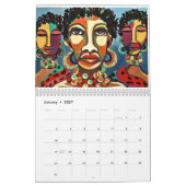 Afrika Art Colander mit schönen Bildern Kalender (Jan 2027)