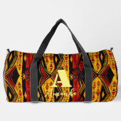Afrika Ashanti Akan Ghana Ethnisches Muster 1 Duffle Bag (Rückseite)