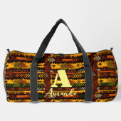 Afrika Ashanti Akan Ghana Ethnisches Muster 2 Duffle Bag (Rückseite)