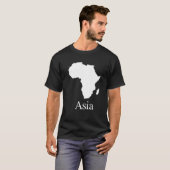 Afrika Asien (für dunklere FarbShirts) T-Shirt (Vorne ganz)