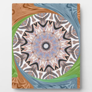 Afrika Asien - Traditionelles Muster Fotoplatte