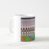 Afrika Asien traditionelles Muster Kaffeetasse (Vorderseite Links)