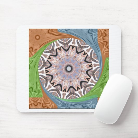 Afrika Asien - Traditionelles Muster Mousepad (Mit Mouse)