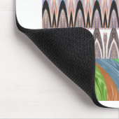 Afrika Asien traditionelles Muster Mousepad (Ecke)