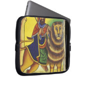 Afrika, Äthiopien. Artwork, das Lion of Laptopschutzhülle (Vorne Rechts)