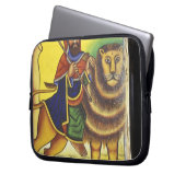 Afrika, Äthiopien. Artwork, das Lion of Laptopschutzhülle (Vorderseite Links)
