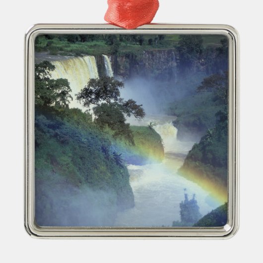 Afrika, Äthiopien, Blauer Nil, Cataract. Silbernes Ornament (Vorne)