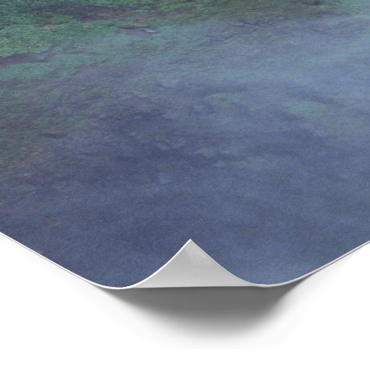 Afrika, Äthiopien, Blauer Nil, Katarakt. Poster (Ecke)