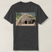 Afrika Äthiopien Debub Omo Zone Hütte der Mursi tr T-Shirt (Design vorne)