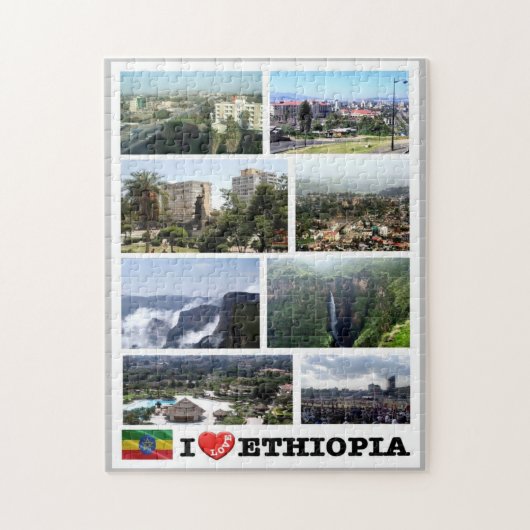 Afrika - Äthiopien - I Liebe - Puzzle (Vertikal)
