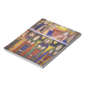 Afrika, Äthiopien. Kunstwerk mit Aposteln und Notizblock (Rotiert)