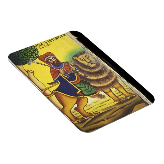 Afrika, Äthiopien. Kunstwerk zur Darstellung von L Magnet (Rechte Seite)