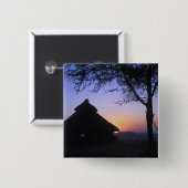 Afrika, Äthiopien, Omo-Flussgebiet, Sunset over Button (Vorne & Hinten)