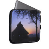 Afrika, Äthiopien, Omo-Flussgebiet, Sunset over Laptopschutzhülle (Vorne Rechts)