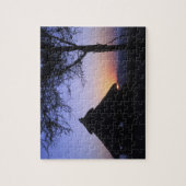 Afrika, Äthiopien, Omo-Flussgebiet, Sunset over Puzzle (Vertikal)