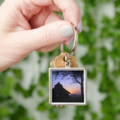 Afrika, Äthiopien, Omo-Flussgebiet, Sunset over Schlüsselanhänger (Hand)