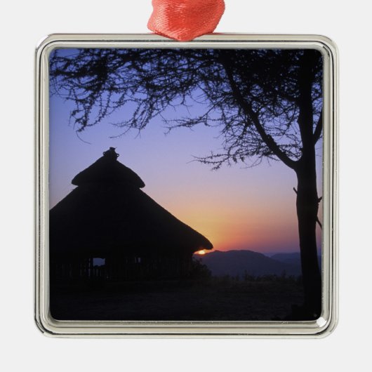 Afrika, Äthiopien, Omo-Flussgebiet, Sunset over Silbernes Ornament (Vorne)