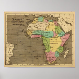Afrika, atlantisch poster