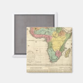 Afrika-Atlas-Karte 2 Magnet (Vorderseite/Rückseite)