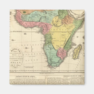 Afrika-Atlas-Karte 2 Magnet