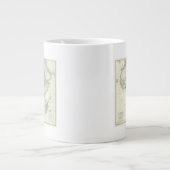 Afrika Atlas Karte Jumbo-Tasse (Vorderseite)
