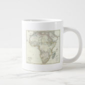 Afrika Atlas Karte Jumbo-Tasse (Rechts)