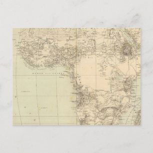 Afrika Atlas Karte mit Kolonien