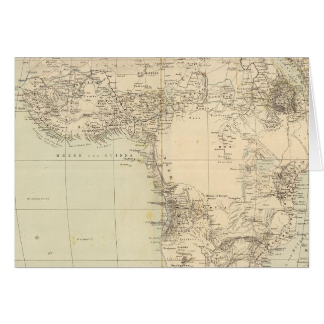 Afrika Atlas Karte mit Kolonien (Vorderseite (Horizontal))